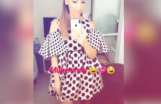 Hadise O Ses Türkiye setinde eteğini kaldırıp paylaşım yaptı sosyal medya yıkıldı