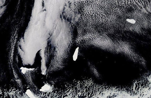 NASA dünyayı korkutan görüntüyü paylaştı gün geçtikçe eriyor...