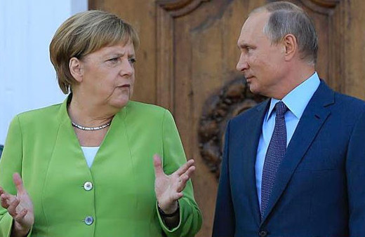 Putin ile Merkel o gerilimi görüştü