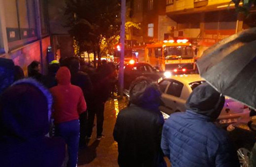 Doğalgaz kaçağı yangına neden oldu