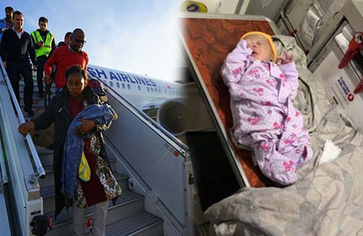 THY uçağında inanılmaz olay! 13 bin metrede doğum gerçekleşti