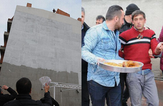 İntihar etmek için çatıya çıktı! Paraları görünce...