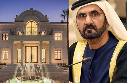 Dubai Emiri Gebze'de malikane inşa etti her yeri altın kaplattı