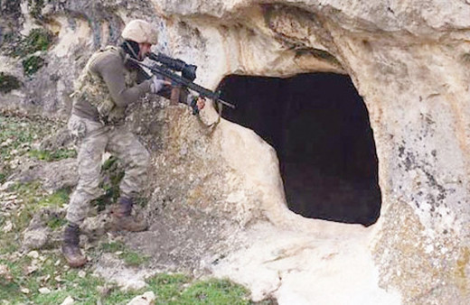 30 terörist mağara kıstırıldı özel birlikler sevk edildi