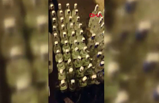 Fatih'te kaçak içki operasyonu