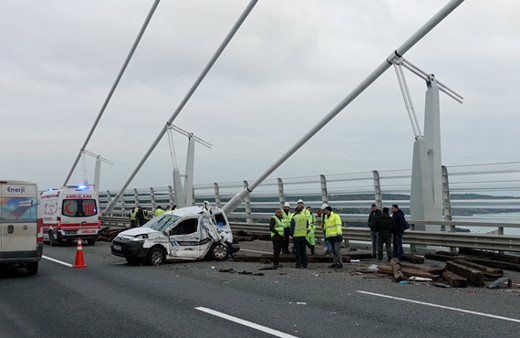 Yavuz Sultan Selim Köprüsü'nde korkunç kaza