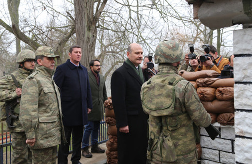 İçişleri Bakanı Soylu'dan hudut birliklerine ziyaret