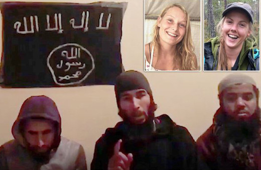 İki turist IŞİD tarafından vahşice öldürüldü!