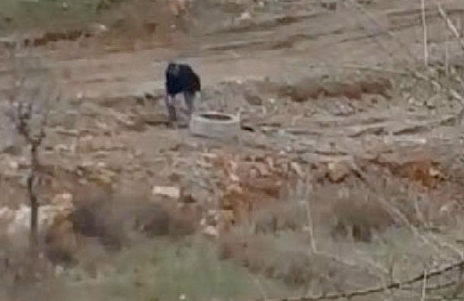 Batman'da kimliği belirsiz kişi böyle görüntülendi