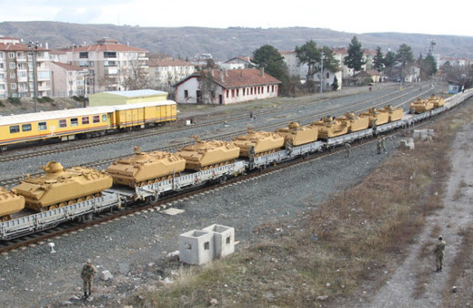 Çankırı'dan Suriye sınırına askeri sevkiyat