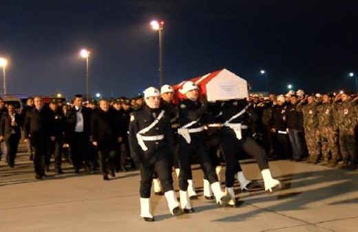 Şehit polisin cenazesi Samsun'a uğurlandı