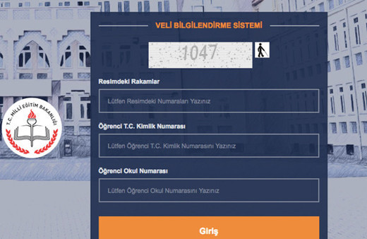 e okul VBS sistemi girişi 1. dönem yazılı sınav sonuçları sorgulama