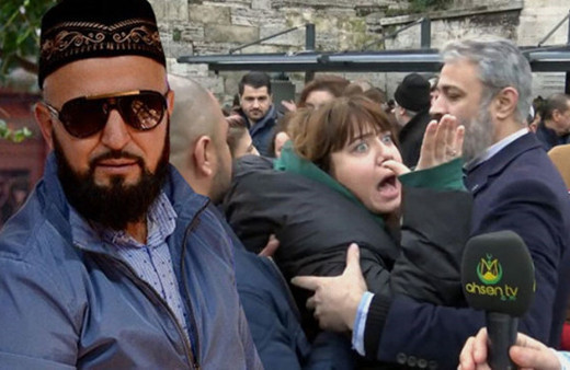 Ahsen TV muhabiri bildiri dağıttı: Kadınlar böyle tepki gösterdi!