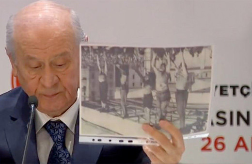 Bahçeli 'bu resim korkunç bir resimdir' dedi Metin Akpınar'a çağrı yaptı