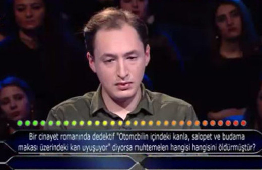 Cinayet sorusu Kim Milyoner Olmak İster'e damga vurdu
