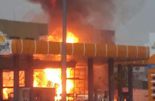 Şanlıurfa'da akaryakıt istasyonunda korkutan patlama