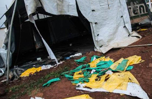 Saldırının ardından ebola şüphelileri firar etti