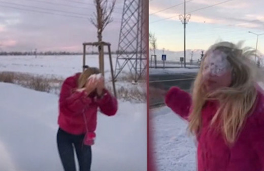 Aleyna Tilki: 'Kar görünce delirdim'