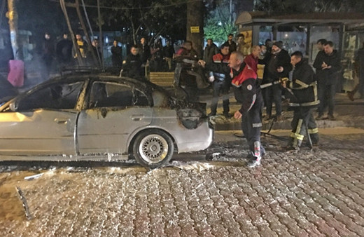 Adana'da LPG'li otomobilde patlama