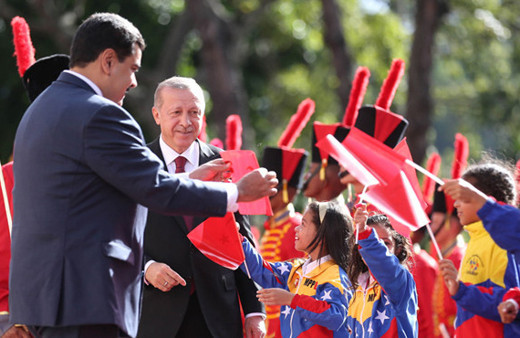 Cumhurbaşkanı Erdoğan'a Venezuela'da büyük jest