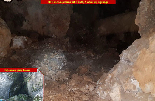 PKK'nın tripleks sığınağı bulundu ve imha edildi