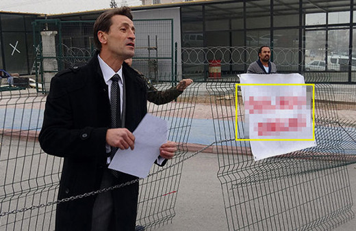 Hastane yolunu çitlerle kapattı: 'Bu bir ihtardı' dedi!