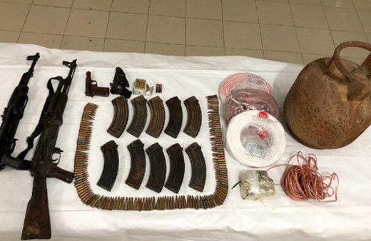 Bitlis'te PKK'ya ait silah ve mühimmat ele geçirildi