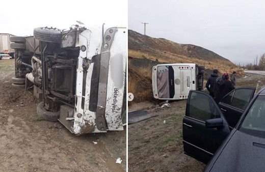 Ankara'da cenaze dönüşü feci kaza! Çok sayıda yaralı var 