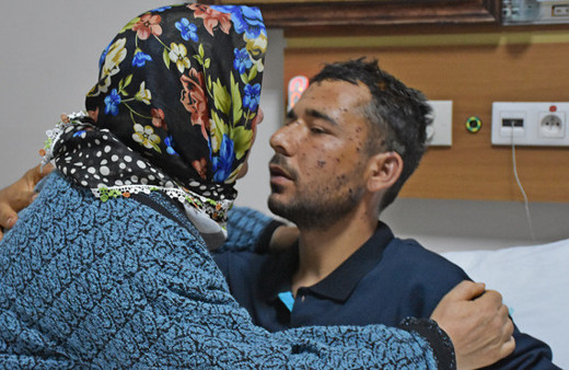 Manisa'ya getirilen yaralı Afrin gazisi böyle konuştu