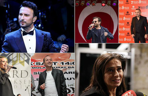 Şehitlerin acısı ünlüleri de yasa boğdu