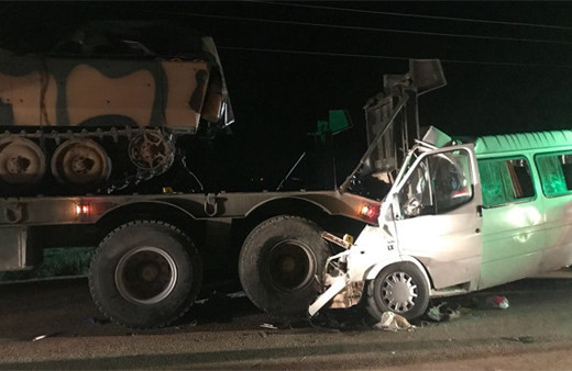 Hatay'da askeri araç kaza yaptı!