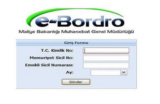 e bordro Şubat 2018 maaş sorgulama ekranı
