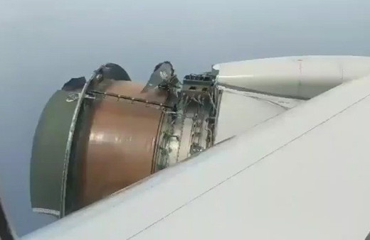 Uçakta dehşet anları! Bin anda parçalandı…