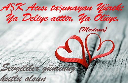 Sevgililer Günü nedir resimli Mevlana sözleri ile 2018 mesajları 