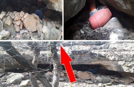 Teröristlerin inleri imha edildi! Mehmetçik'i şaşırtan manzara