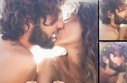 Dudak dudağa bu fotoğraf tüm sosyal medyayı yıktı geçti