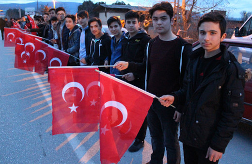 Niksar'da Afrin gazisine sürpriz karşılama