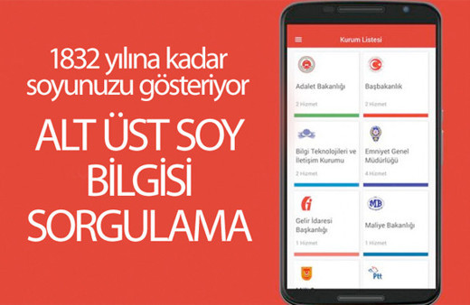 Soy ağacı öğrenme e devlet alt üst soy sırası ne zaman gelir?