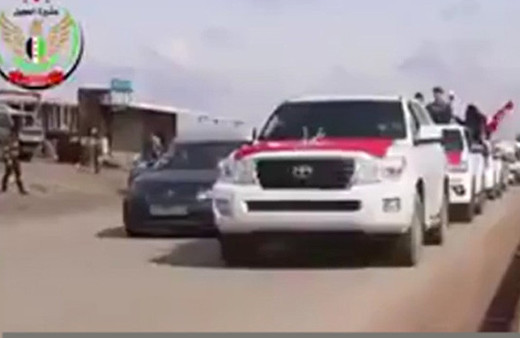 Al Ajil Aşireti'nden 'Zeytin Dalı'na konvoylu destek