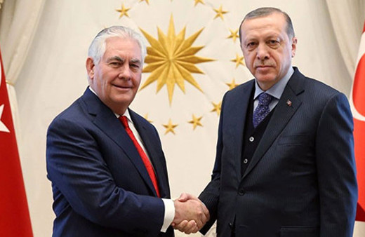 Erdoğan Tillerson'a Osmanlı tokadı attı