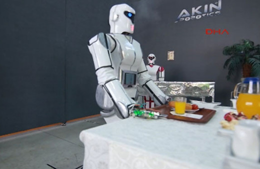 Konya'da Erik Dalı oynayan robot yaptılar