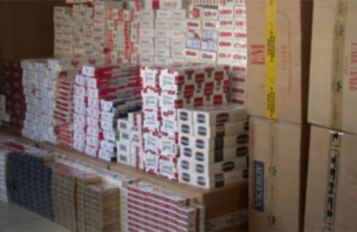 Aksaray'da kaçak sigara operasyonu