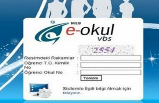 e okul öğretmen giriş sayfası-yönetim bilgi ekranı