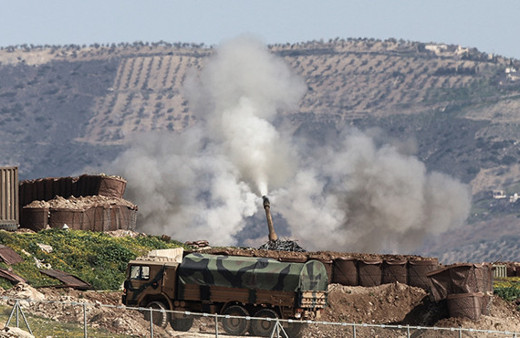Obüsler teröristlere nefes aldırmıyor