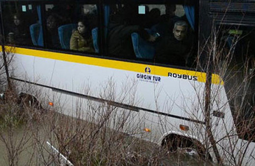 25 kişi boş yere mahsur kaldı