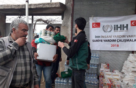 İHH'den Afrin'e gıda yardımı