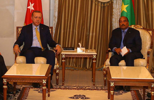 Erdoğan, Moritanya Cumhurbaşkanı ile görüştü