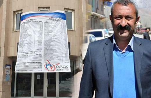 Komünist başkan yine böyle duyurdu herkes görsün diye