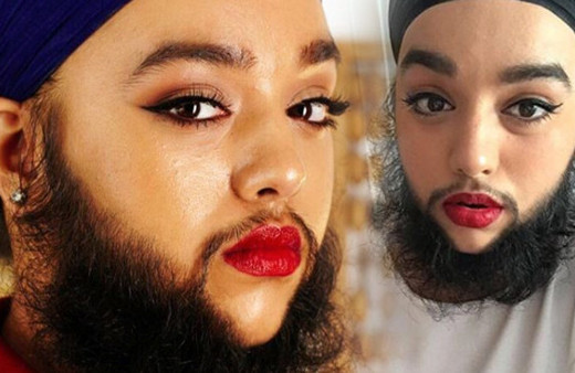 Bu işte bir terslik var sakallı kadın yıllardır sakallarını kesmiyor