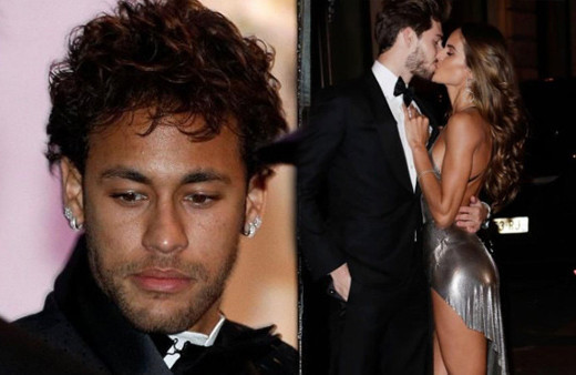 Neymar'ın doğum gününde dikkat çeken öpücük